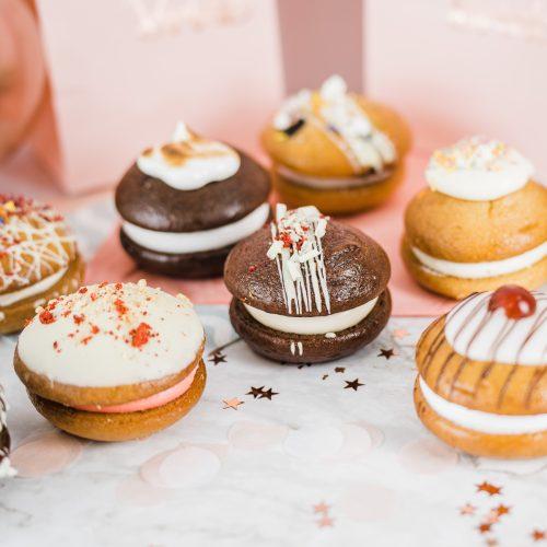 Pick from over 17 flavours to create the Whoopie Pie Box of your dreams